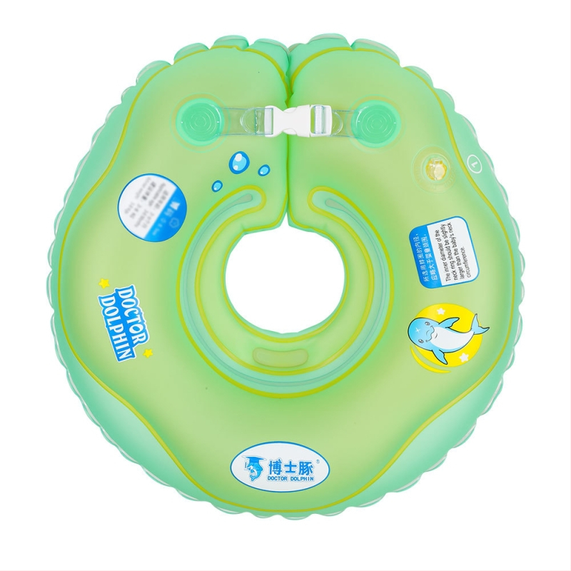 Dječji plivački prsten s protukliznim dizajnom, pojasom za zaštitu od sunca i džepom za sjedenje | PVC plivački prsten za bebe