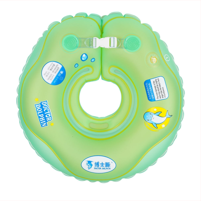 Dječji plivački prsten s protukliznim dizajnom, pojasom za zaštitu od sunca i džepom za sjedenje | PVC plivački prsten za bebe