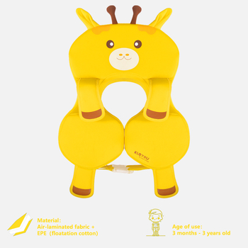 KLEYOU dječji plivački prsten s karikaturnim uzorkom, pogodan za plivanje i hodanje kroz vodu