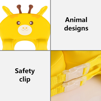 KLEYOU dječji plivački prsten s karikaturnim uzorkom, pogodan za plivanje i hodanje kroz vodu