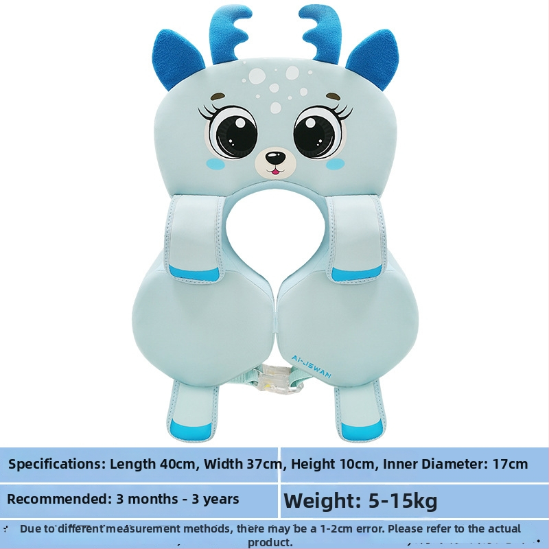 KLEYOU dječji plivački prsten s karikaturnim uzorkom, pogodan za plivanje i hodanje kroz vodu