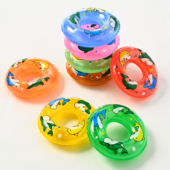 Naduvljiva kupaonica igračka s delfinom i plivačkim prstenom, PVC, za djecu 4–6 godina, marka Autonomy