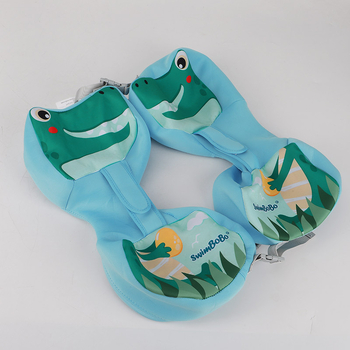 Swimbobo Dječje zamjensko jezgro za bazen — crtani krokodil, remen ispod pazuha, materijal Space cloth