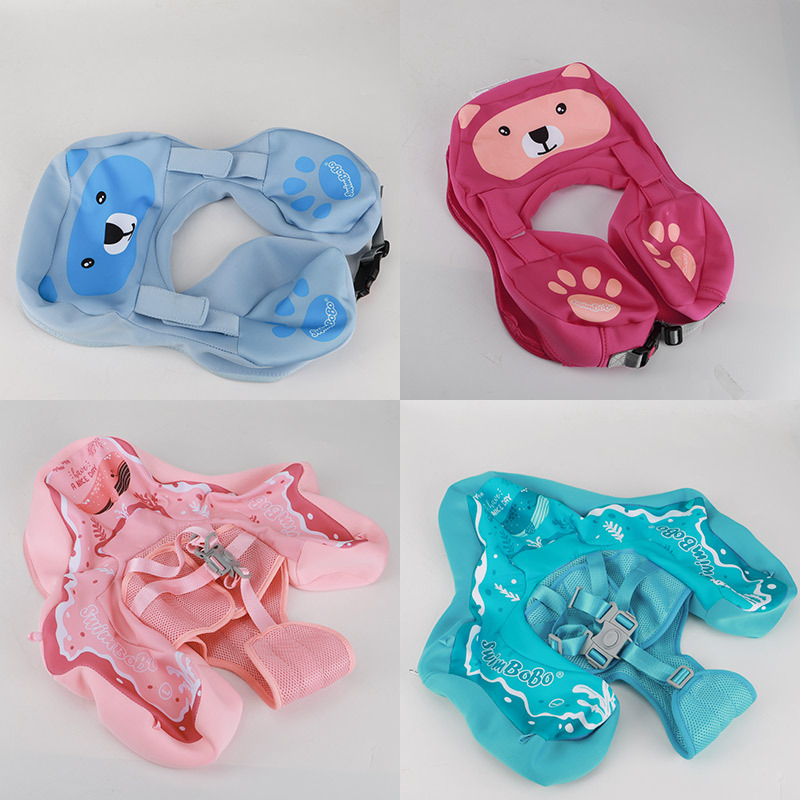 Swimbobo Dječje zamjensko jezgro za bazen — crtani krokodil, remen ispod pazuha, materijal Space cloth