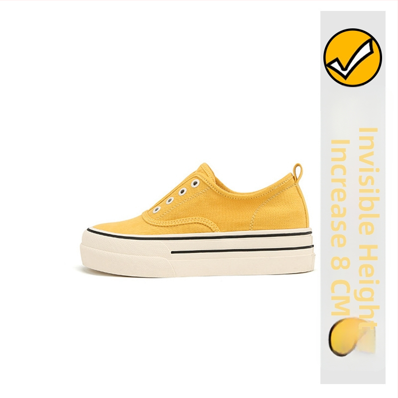 Sieviešu kurpes no govs ādas ar iekšējo pacēlumu, Korejas stila, apaļa purngala, šņorējamas, bieza zole