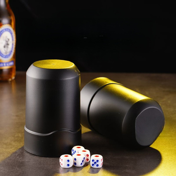 Set čaša za kockice, zakrivljeni mat finiš, 100 kom ABS čaša za bar/KTV