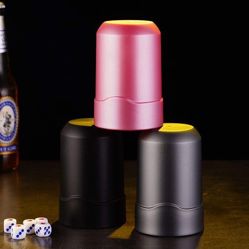 Set čaša za kockice, zakrivljeni mat finiš, 100 kom ABS čaša za bar/KTV