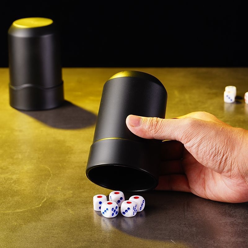 Set čaša za kockice, zakrivljeni mat finiš, 100 kom ABS čaša za bar/KTV