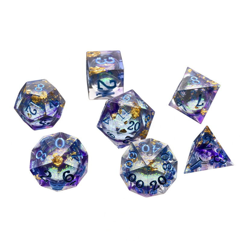 Set kockica od smole, stil pravokutnog ugla, drugačijeg oblika, 200 komada