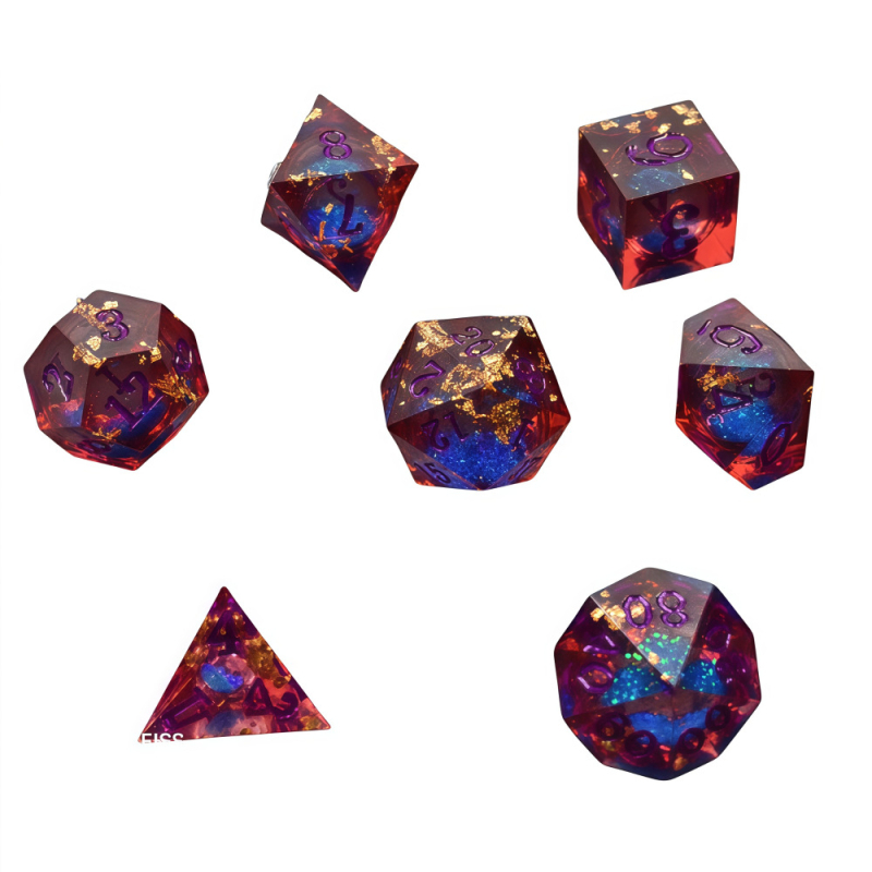 Set kockica od smole, stil pravokutnog ugla, drugačijeg oblika, 200 komada