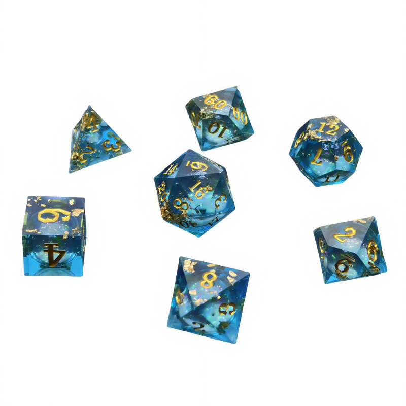 Set kockica od smole, stil pravokutnog ugla, drugačijeg oblika, 200 komada