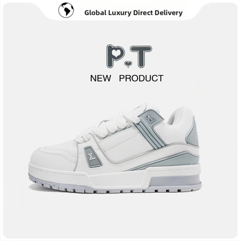 Sieviešu ādas sporta kurpes ar bieza gumijas zoli, šņorējamas, PU iekšējā zole, apaļš purns, vidēja augšdaļa vai zems augšdaļas, elpojošas un pretklejošas