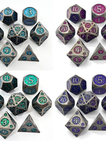 Kockice od cinkove legure, D20 višestrani, pravokutnog stila, pakiranje 100, prilagodljivo