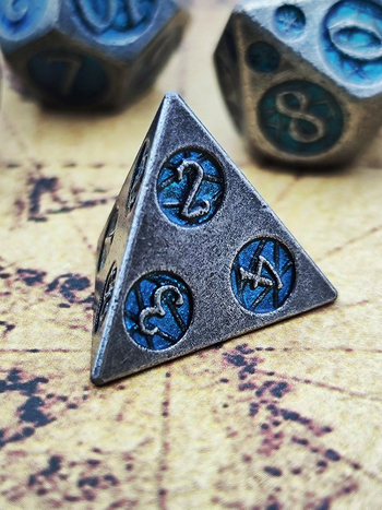 Kockice od cinkove legure, D20 višestrani, pravokutnog stila, pakiranje 100, prilagodljivo