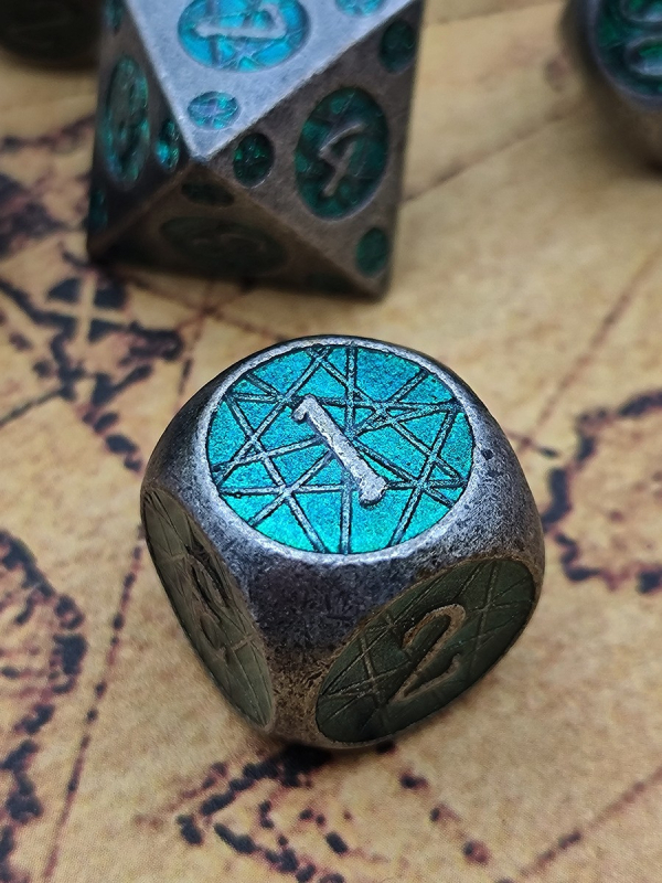 Kockice od cinkove legure, D20 višestrani, pravokutnog stila, pakiranje 100, prilagodljivo