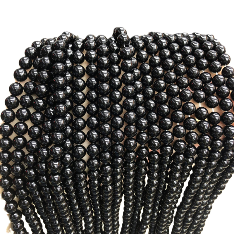 7A agat kuglice za DIY nakit, polirane, okrugle, s plemenitim uzorkom