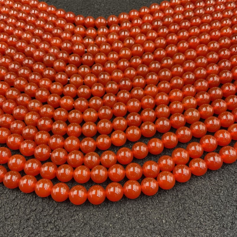 7A agat kuglice za DIY nakit, polirane, okrugle, s plemenitim uzorkom