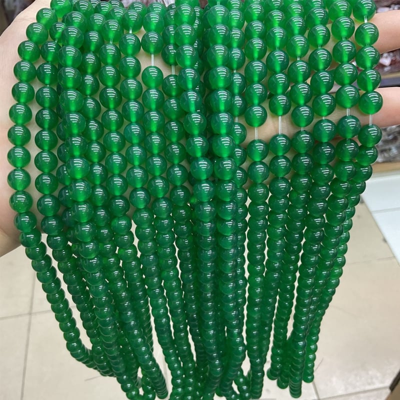 7A agat kuglice za DIY nakit, polirane, okrugle, s plemenitim uzorkom