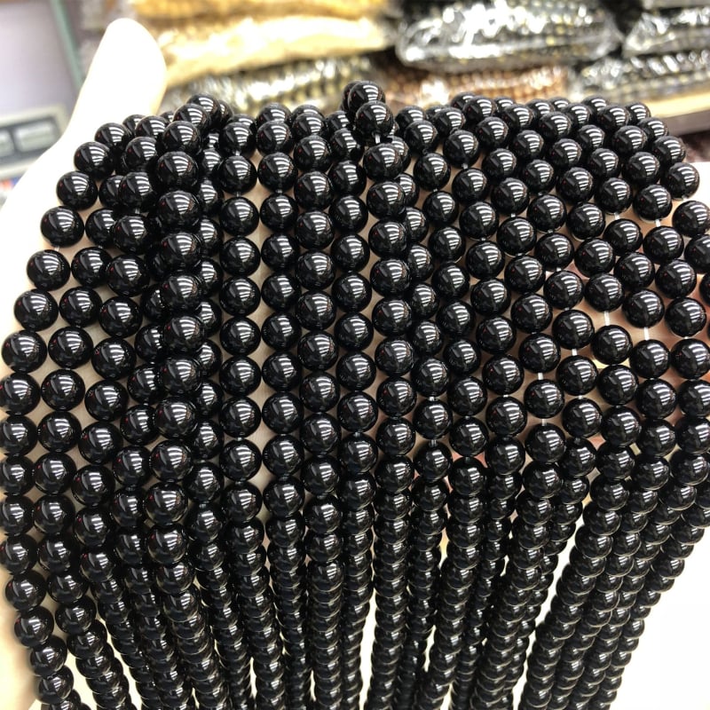 7A agat kuglice za DIY nakit, polirane, okrugle, s plemenitim uzorkom