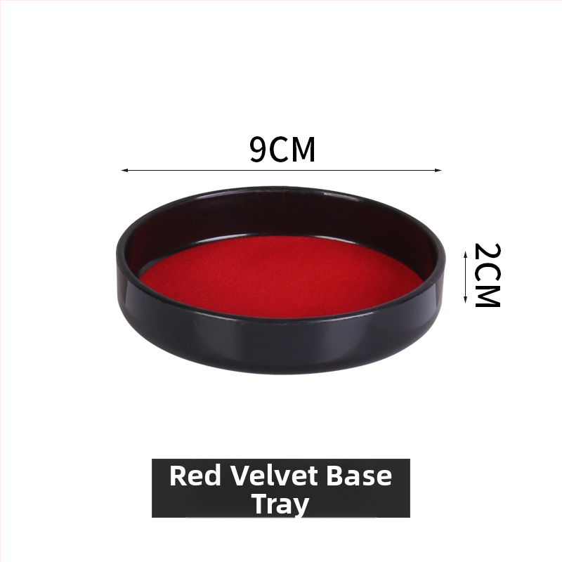 Set kockica s kožnim velurom i utišavajućim čašom i bazom — prilagodljiv za igre u baru i karte