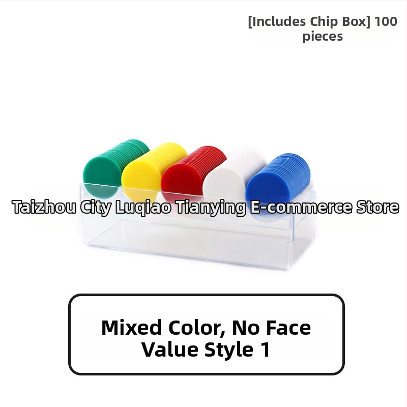 Šaha un kāršu spēlēm vērsti čipi, plakani plastmasas diski, PS materiāls, lāzera gravēšana, bez nominālvērtības, zīmols Born Good Hand