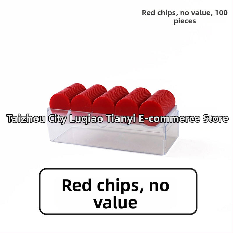 Šaha un kāršu spēlēm vērsti čipi, plakani plastmasas diski, PS materiāls, lāzera gravēšana, bez nominālvērtības, zīmols Born Good Hand