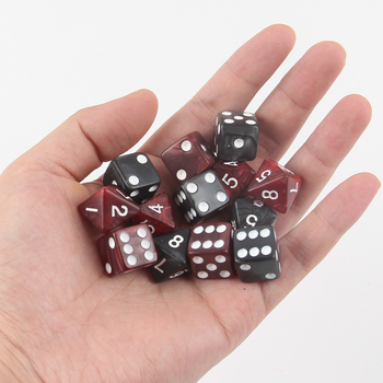 Izglītojoši matemātikas kauliņi ar 6 un 8 pusēm, melamīns, 1 gab., pielāgošana pieejama