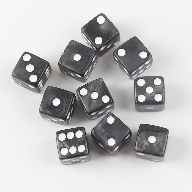 Izglītojoši matemātikas kauliņi ar 6 un 8 pusēm, melamīns, 1 gab., pielāgošana pieejama