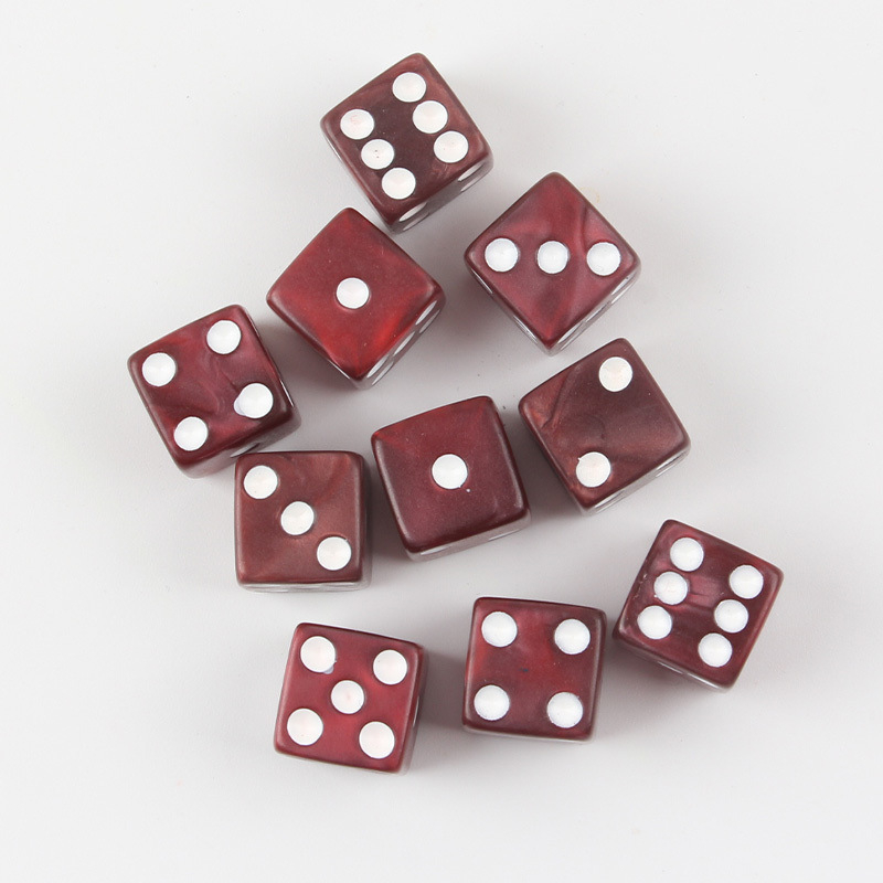 Izglītojoši matemātikas kauliņi ar 6 un 8 pusēm, melamīns, 1 gab., pielāgošana pieejama