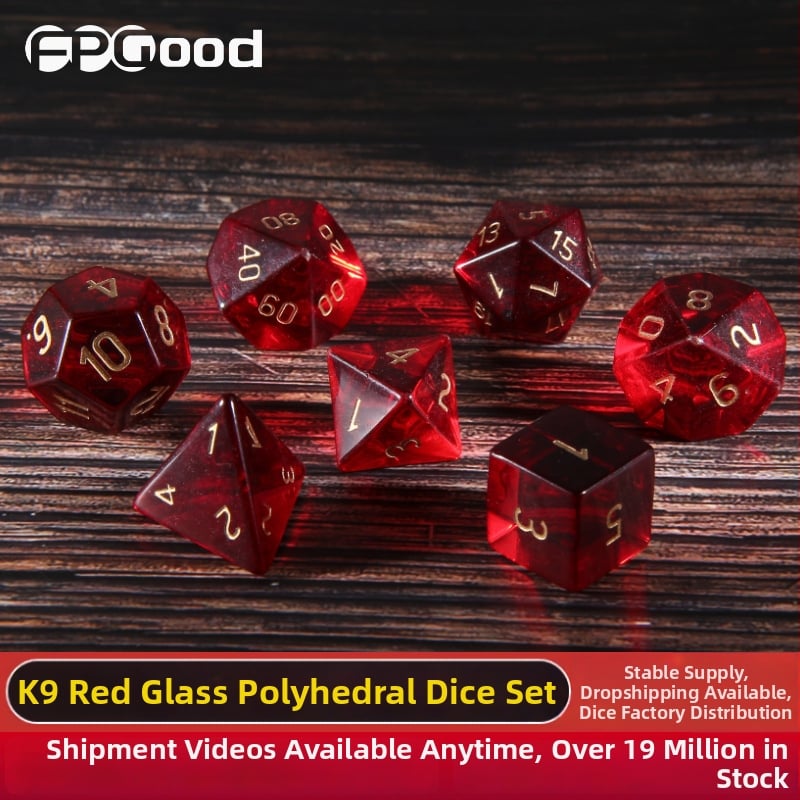 Kristāla kauliņi Z01 galda spēlēm, 20 sejām, sintētiski kristāli, taisnstūra stilā, izcelsme Foshan, apstrādes pielāgošana, iepakojums 1 gab