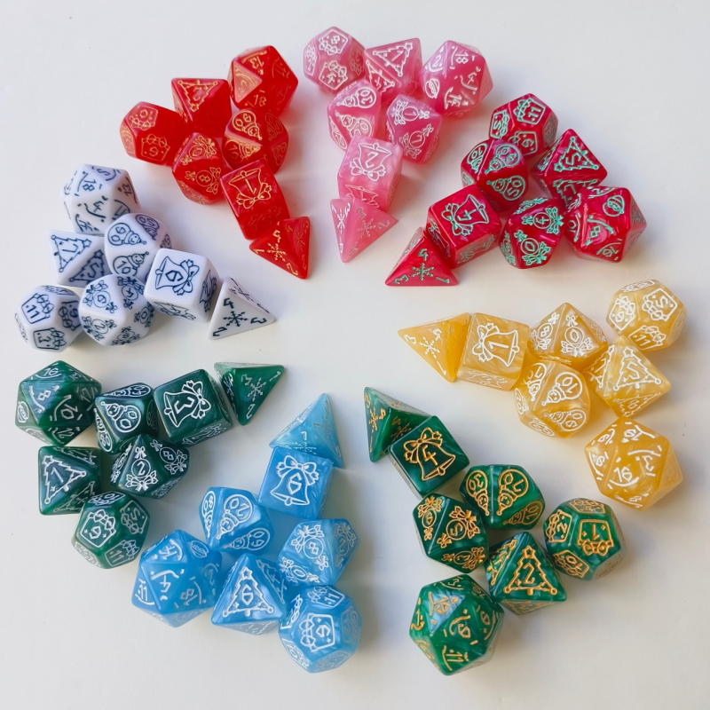 Akrila kauli ar pūķa rakstu, taisnstūra dizains, pielāgojamas, galda spēlēm