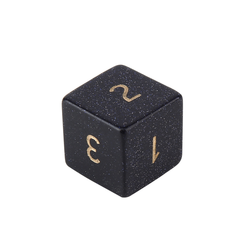 D&D daudzpusīgās kauliņas ar Lansha akmeni un sintētiskajiem kristālu dārgakmeņiem, desmit malām, pielāgojamas