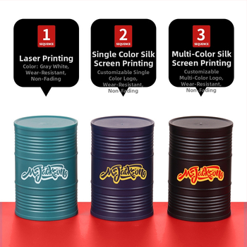 Zaru kauss un šejkera komplekts ar personalizētu logotipu – plastmasas, 100 gab., piemērots bāriem un karaoke, zīmols Shendu