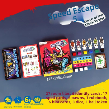 Escape Room kartična igra – Speed Escape 12345678, papirnate karte, društvena igra s kartama, zabavne karte, brend Extreme speed, za sve uzraste
