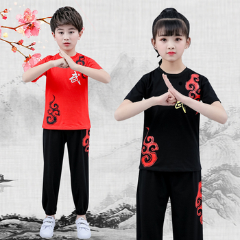 Dječja Tai Chi trening uniforma od 98% pamuka, unisex, kineskog stila, s pamučnom podstavom