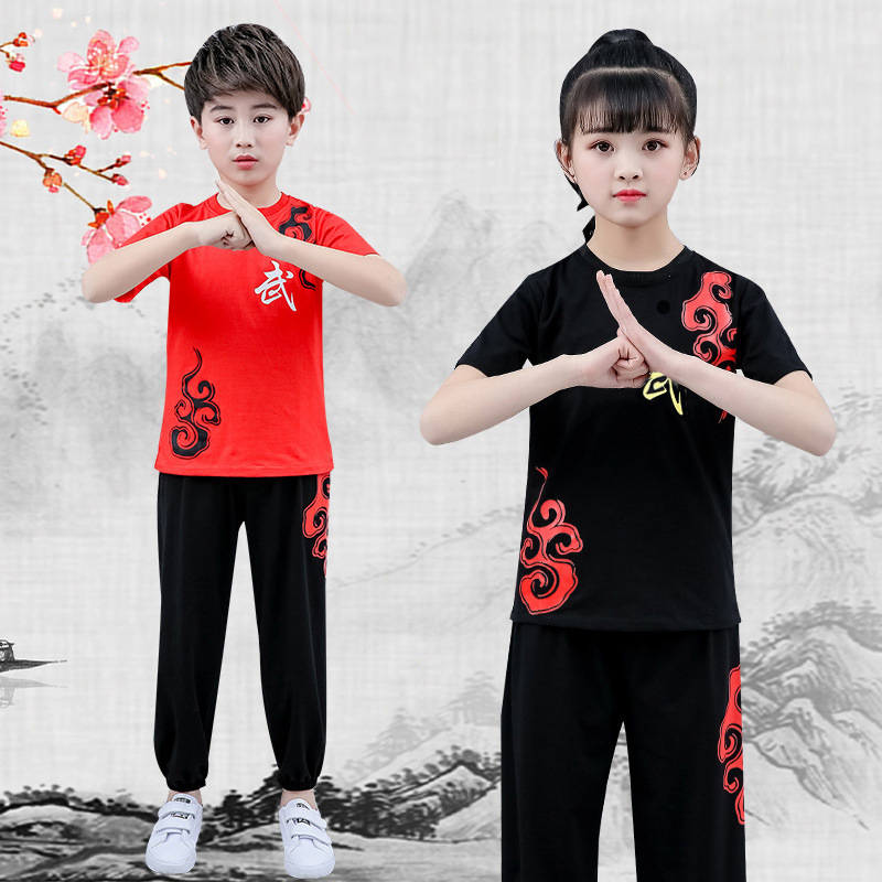 Dječja Tai Chi trening uniforma od 98% pamuka, unisex, kineskog stila, s pamučnom podstavom
