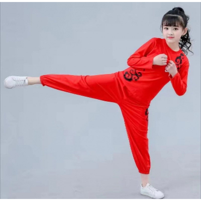 Dječja Tai Chi trening uniforma od 98% pamuka, unisex, kineskog stila, s pamučnom podstavom