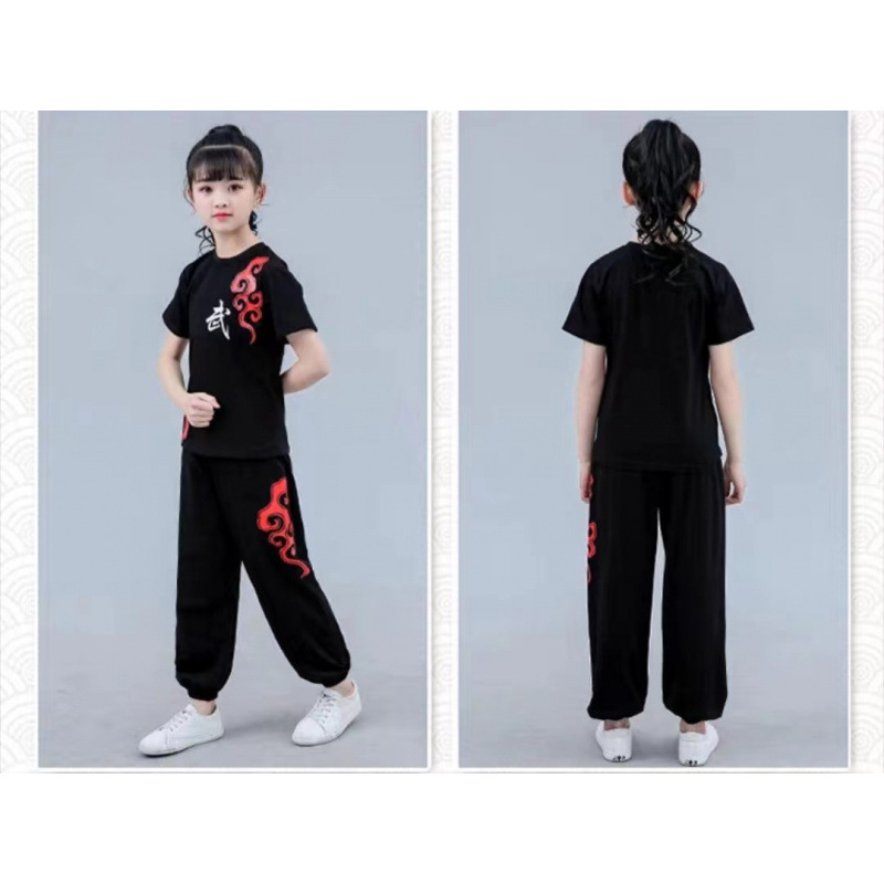 Dječja Tai Chi trening uniforma od 98% pamuka, unisex, kineskog stila, s pamučnom podstavom