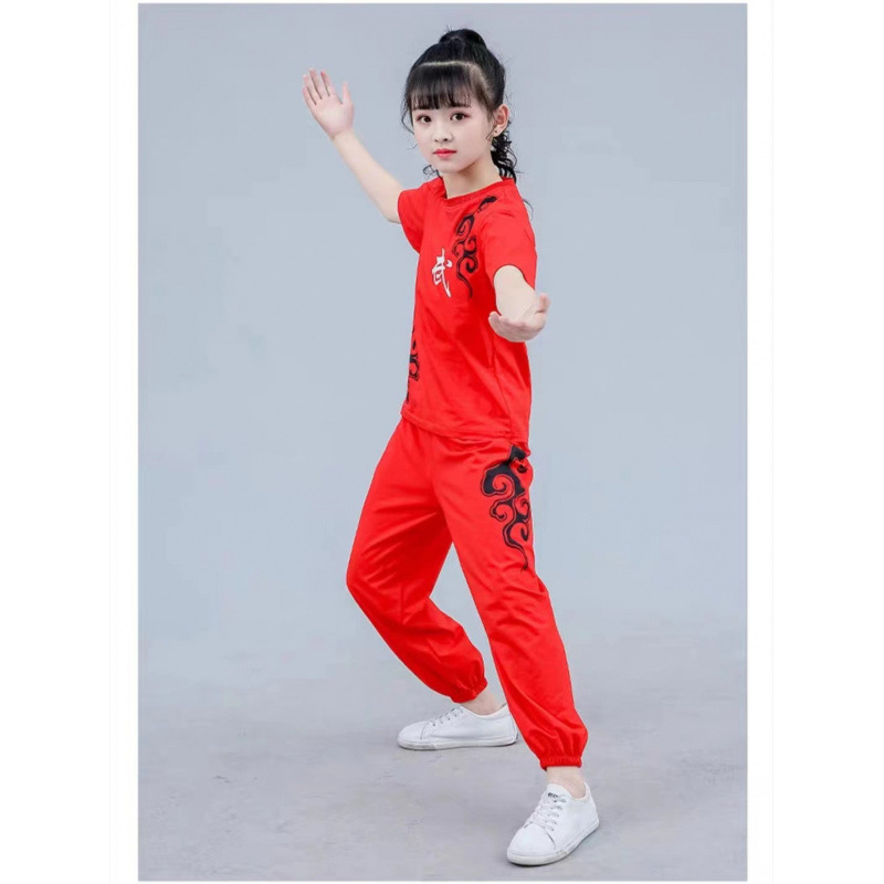Dječja Tai Chi trening uniforma od 98% pamuka, unisex, kineskog stila, s pamučnom podstavom
