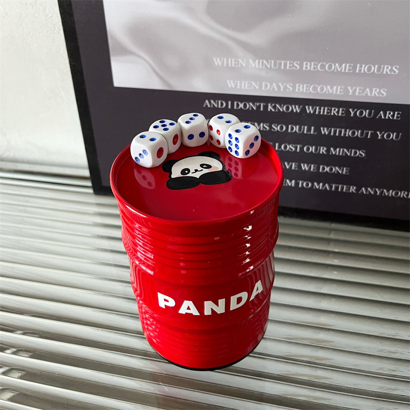 Čaša za kockice u obliku medvjedića, metalna, debelog dizajna, za bar i karaoke, set za piće, za uzrast 7–60