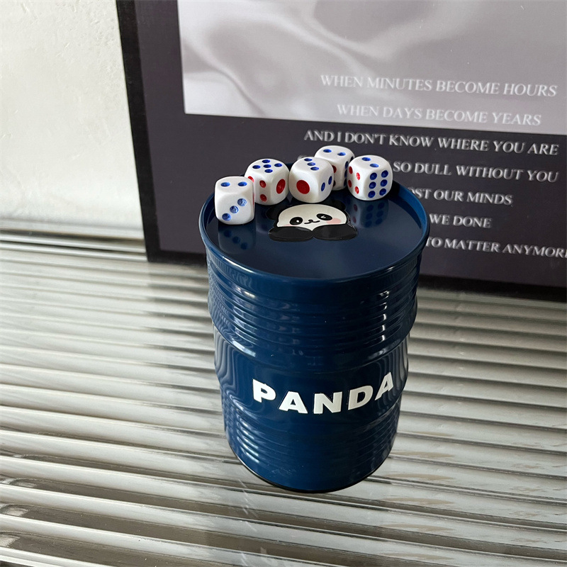 Čaša za kockice u obliku medvjedića, metalna, debelog dizajna, za bar i karaoke, set za piće, za uzrast 7–60