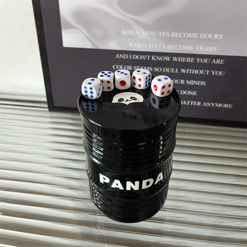 Čaša za kockice u obliku medvjedića, metalna, debelog dizajna, za bar i karaoke, set za piće, za uzrast 7–60