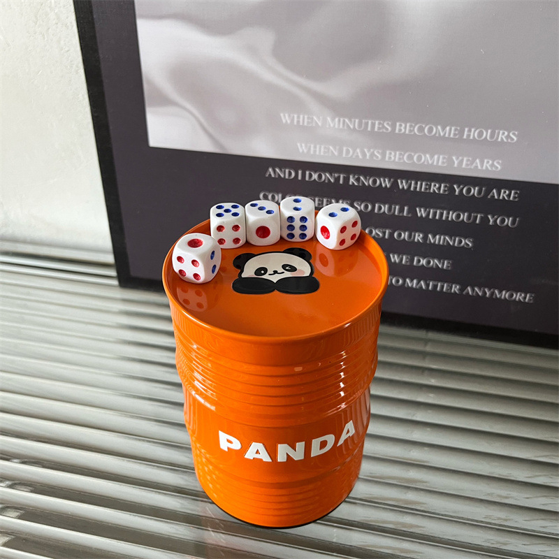 Čaša za kockice u obliku medvjedića, metalna, debelog dizajna, za bar i karaoke, set za piće, za uzrast 7–60