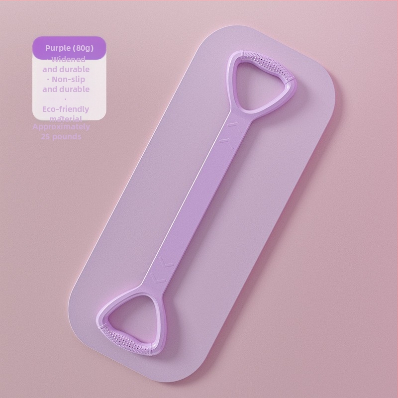 Bandă de rezistență pentru yoga în formă de 8, din silicon – deschiderea umerilor și modelarea spatelui, Wangyou