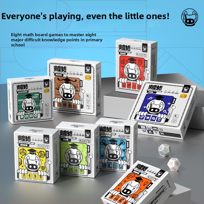 Mars Pig Matematička društvena igra za uzrast 7–14 godina — trening mozga, logičko razmišljanje, zagonetka s kokošima i zecima u istom kavezu