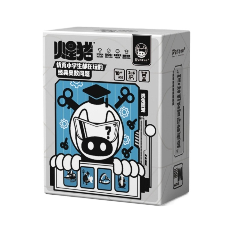 Mars Pig Matematička društvena igra za uzrast 7–14 godina — trening mozga, logičko razmišljanje, zagonetka s kokošima i zecima u istom kavezu