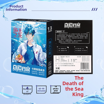 Skripta misterije ubistva – fizičko izdanje, emocionalno horor tema, za 2–8 igrača, bez voditelja, za zabave i team building