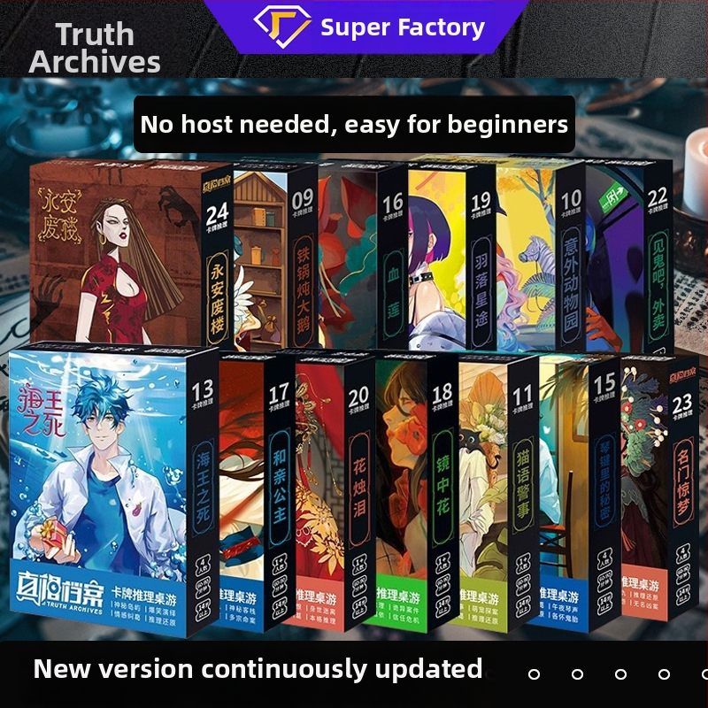 Skripta misterije ubistva – fizičko izdanje, emocionalno horor tema, za 2–8 igrača, bez voditelja, za zabave i team building