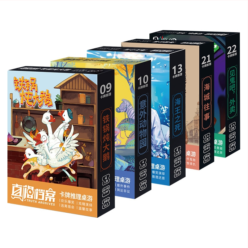 Skripta misterije ubistva – fizičko izdanje, emocionalno horor tema, za 2–8 igrača, bez voditelja, za zabave i team building