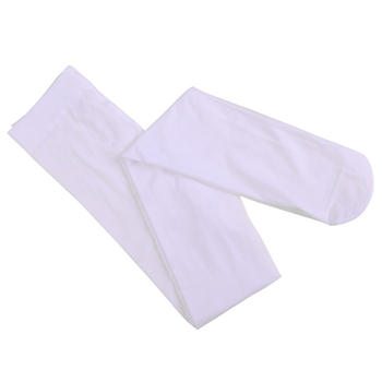 Детски балетни чорапогащи за танци, найлон/полиамид 83% съдържание, средна плътност, едноцветен модел, плоско плетиво 12–14 шевове на 3 см, подходящи за всички сезони